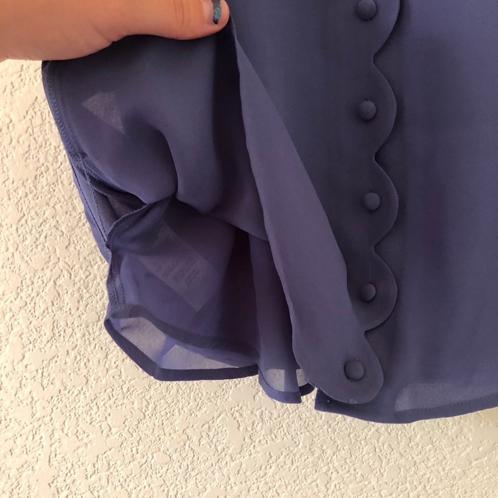 LOFT Outlet Scallop Button Front Cami - Picture 4 of 9